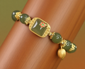 JADE PROS - Square Jade, & Gold Bracelet JP2025-201-05