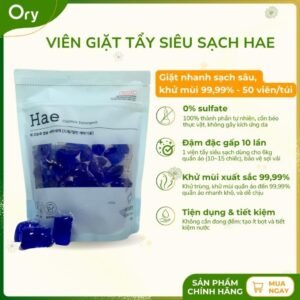 Hae Super Clean Laundry Detergent Tablets - Korea (bag of 50 tablets)