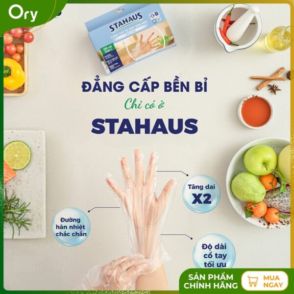 STAHAUS Super Durable Biodegradable Gloves Size L (100 pieces) - Image 8