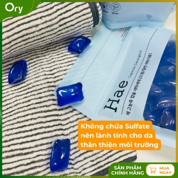 Hae Super Clean Laundry Detergent Tablets - Korea (bag of 50 tablets) - Image 7