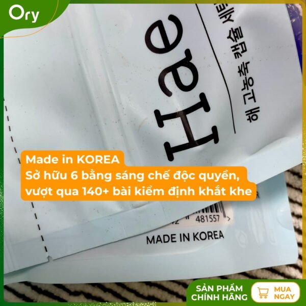 Hae Super Clean Laundry Detergent Tablets - Korea (bag of 50 tablets) - Image 5